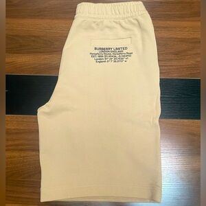 Men’s Burberry Cotton Shorts Tan